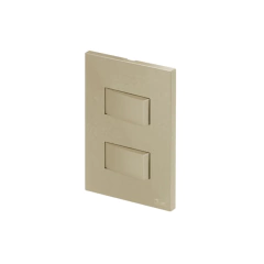 CONJ 2 INTERRUPTORES PARALELO RECTA SATIN AREIA BLUX 4X2 - comprar online