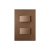 CONJ 2 INTERRUPTORES PARALELO RECTA SATIN CORTEN BLUX 4X2