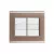 CONJ 2 INTERRUPTORES SIMPLES 4X4 LIZ OURO VELHO COM BRANCO TRAMONTINA - comprar online