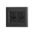 CONJ 2 TOMADAS 10A 4X4 GIZ BLACK COM GRAFITE TRAMONTINA - comprar online