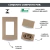 CONJ 2 INTERRUPTORES PARALELO + 1 TOMADA 10A RECTA SATIN FENDI BLUX 4X2 na internet