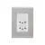 CJ 1 INTERRUPTOR PARALELO +2 TOMADAS DE 10A LIZ FENDI BRANCO TRAMONTINA - comprar online