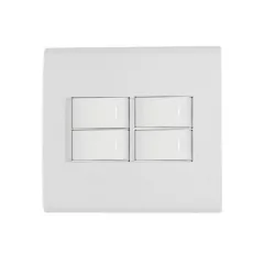 CJ 4 INTERRUPTORES SIMPLES 4X4 LIZ BRANCA TRAMONTINA - comprar online