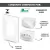 CONJ 1 INTERRUPTOR PARALELO + 2 TOMADAS 10A RECTA GLOSS BRANCA BLUX 4X2 na internet