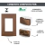 CONJ 2 INTERRUPTORES PARALELO + 1 TOMADA 10A RECTA SATIN CORTEN BLUX 4X2 na internet