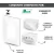 CONJ 1 INTERRUPTOR PARALELO + 2 TOMADAS 20A RECTA GLOSS BRANCA BLUX 4X2 na internet