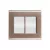 CONJ 4 INTERRUPTORES PARALELO 4X4 LIZ OURO VELHO COM BRANCO TRAMONTINA - comprar online