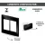 CONJ 6 INTERRUPTORES SIMPLES RECTA GLOSS BLACK BLUX 4X4 na internet
