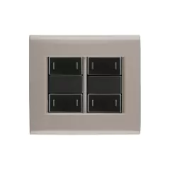 CONJ 4 INTERRUPTORES PARALELO 4X4 LIZ FENDI COM GRAFITE TRAMONTINA - comprar online