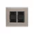 CONJ 4 INTERRUPTORES PARALELO 4X4 LIZ FENDI COM GRAFITE TRAMONTINA - comprar online