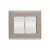 CONJ 4 INTERRUPTORES PARALELO 4X4 LIZ FENDI COM BRANCO TRAMONTINA - comprar online