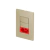 CONJ 2 INTERRUPTORES PARALELO + 1 TOMADA 20A VERMELHA RECTA SATIN AREIA BLUX 4X2 - comprar online
