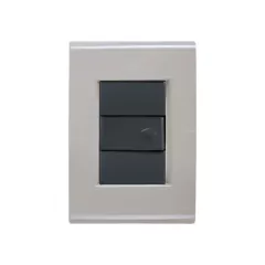 CJ PULSADOR CAMPANHIA 10A/250V LIZ FENDI GRAFITE TRAMONTINA - comprar online