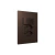 CONJ 1 INTERRUPTOR SIMPLES + 2 TOMADAS 10A RECTA SATIN CHOCOLATE BLUX 4X2 - comprar online