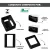 CAIXA DE SOBREPOR 1 INTERRUPTOR SIMPLES + 1 TOMADA 10A PRETO OVERLAP BLUX na internet