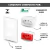 CONJ 1 TOMADA 10A + 1 TOMADA 20A VERMELHA RECTA GLOSS BRANCA BLUX 4X2 na internet