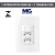 CONJ 4X2 1 INTERRUPTOR SIMPLES + 2 TOMADAS 20A LINHA SLEEK MARGIRIUS na internet