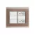 CONJ 2 INTERRUPTORES SIMPLES + 2 TOMADA 10A 4X4 LIZ OURO VELHO COM BRANCO TRAMONTINA - comprar online