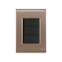 PLACA CEGA 4X2 LIZ OURO VELHO GRAFITE TRAMONTINA - comprar online