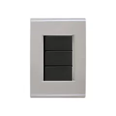 PLACA CEGA 4X2 LIZ FENDI GRAFITE TRAMONTINA - comprar online