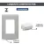 PLACA CEGA 4X2 LIZ FENDI BRANCO TRAMONTINA na internet