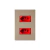 CONJ 2 TOMADAS 20A VERMELHA 2P+T 250V RECTA SATIN FENDI BLUX 4X2 - comprar online