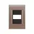 PLACA 4X2 1 POSTO LIZ OURO VELHO COM GRAFITE TRAMONTINA - comprar online