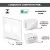CONJ 2 INTERRUPTORES SIMPLES + 2 TOMADA 10A RECTA GLOSS BRANCA BLUX 4X4 na internet