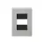 PLACA 4X2 1 POSTO LIZ FENDI COM GRAFITE TRAMONTINA - comprar online