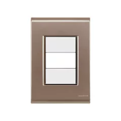 PLACA 4X2 1 POSTO LIZ OURO VELHO COM BRANCO TRAMONTINA - comprar online