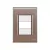 PLACA 4X2 1 POSTO LIZ OURO VELHO COM BRANCO TRAMONTINA - comprar online