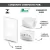 CONJ 1 INTERRUPTOR SIMPLES + 1 TOMADA 10A RECTA GLOSS BRANCA BLUX 4X2 na internet