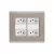 CONJ 4 TOMADAS 10A 4X4 LIZ FENDI COM BRANCO TRAMONTINA - comprar online