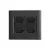 CONJ 4 TOMADAS 10A 4X4 GIZ BLACK COM GRAFITE TRAMONTINA - comprar online