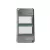 TAMPA CONDULETE 1'' TIPO X COM 1 INTERRUPTOR SIMPLES + 1 INTERRUPTOR PARALELO LIZ BRANCO TRAMONTINA - comprar online