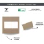CONJ 4 INTERRUPTORES SIMPLES RECTA SATIN FENDI BLUX 4X4 na internet