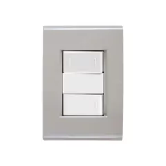 CJ 1 INTERRUPTOR SIMPLES + 1 INTERRUPTOR PARALELO LIZ FENDI BRANCO TRAMONTINA - comprar online