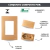 CONJ 1 INTERRUPTOR PARALELO + 2 TOMADAS 20A RECTA SATIN OURO NOBRE BLUX 4X2 na internet