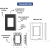 PLACA 2 POSTOS 4X2 LIZ BLACK COM GRAFITE TRAMONTINA - SOS MATERIAIS