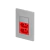 CONJ 1 INTERRUPTOR PARALELO + 2 TOMADAS 20A VERMELHA RECTA SATIN PRATA BLUX 4X2 - comprar online