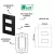 CONJ 1 INTERRUPTOR SIMPLES + 1 TOMADA 10A RECTA SATIN BLACK BLUX 4X2 - SOS MATERIAIS
