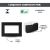 CONJ MÓVEIS 1 INTERRUPTOR SIMPLES RECTA SATIN BLACK BLUX na internet