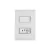 CONJ 1 INTERRUPTOR SIMPLES + 1 TOMADA 20A LIZ BRANCA TRAMONTINA - comprar online
