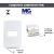 CONJ 4X2 1 PULSADOR CAMPAINHA LINHA SLEEK MARGIRIUS - SOS MATERIAIS