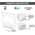 CONJ 2 INTERRUPTORES PARALELO + 2 TOMADA 10A RECTA GLOSS BRANCA BLUX 4X4 na internet