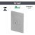 CONJ 1 TOMADA ANTENA TV SAT RECTA SATIN PRATA BLUX 4X2 na internet