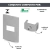 CONJ 1 TOMADA ANTENA TV SAT RECTA SATIN PRATA BLUX 4X2 - SOS MATERIAIS
