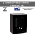 CAIXA SOBREPOR 2 INTERRUPTORES SIMPLES + 1 TOMADA 10A LINHA SLEEK PRETO MARGIRIUS na internet