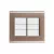 CONJ PLACA CEGA 4X4 LIZ OURO VELHO COM BRANCO TRAMONTINA - comprar online