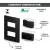 CONJ 1 INTERRUPTOR SIMPLES + 1 TOMADA 20A RECTA SATIN BLACK BLUX 4X2 na internet